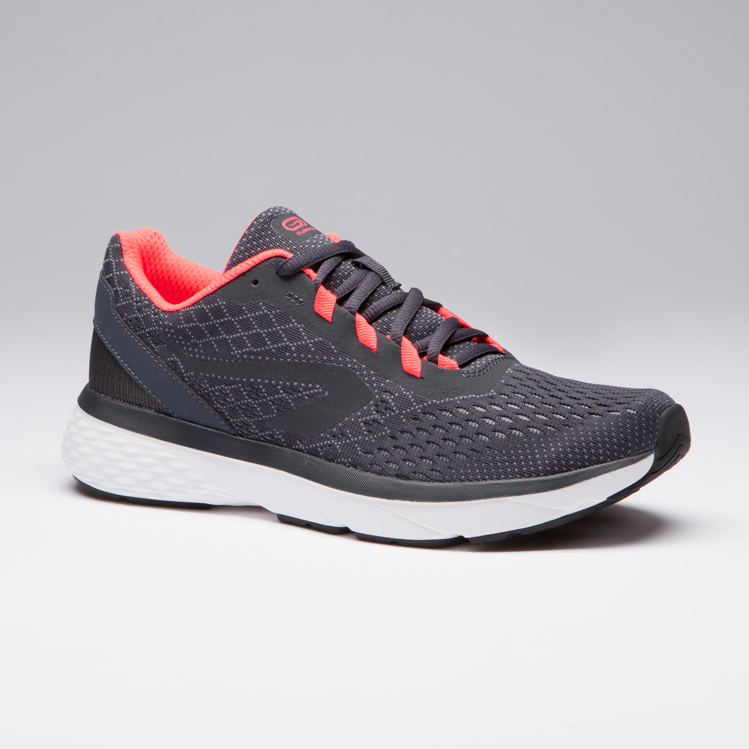 Rosa Fluorescente Mujer Run Coral Kalenji Zapatillas Running Support 6y7bfg